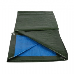 Green Outdoor Militarily Plastics Coating PE Tarpaulin For Trucks