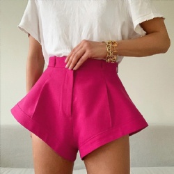 New Wide Leg Shorts Summer Casual Clothes High Waist Shorts Solid Loose Vintage Sexy Shorts Streetwear Fashion Bottoms