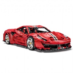 Hot Sell CADA master Italian Racing Car 1:8 model toys Building Blocks Shantou toys for kids.